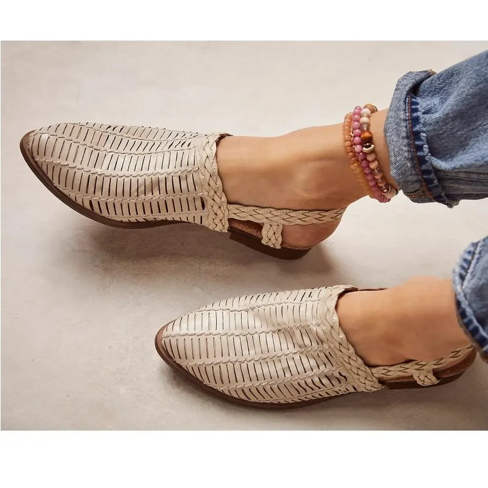 Kelsi Dagger Brooklyn Spencer Slingback Mule Macaroon Cream 10